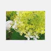 Chartreuse Groen, Limelight Hydrangea, Fleece Deken (Voorkant (Horizontaal))