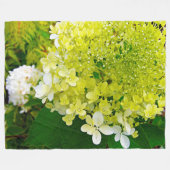 Chartreuse Groen, Limelight Hydrangea, Fleece Deken (Voorkant (Horizontaal))