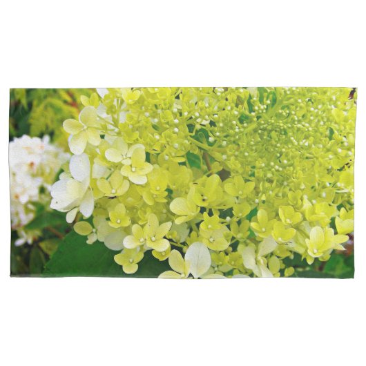 Chartreuse Groen, Limelight Hydrangea, Kussensloop (Voorkant-Links)