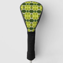 Chartreuse Groene Abstracte Hortensia Bloemen Patr Golfheadcover