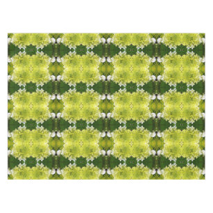 Chartreuse Groene Abstracte Hortensia Bloemen Patr Tafelkleed