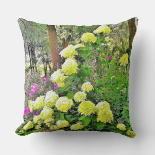 Chartreuse Groene Limelight Hortensia Tuin Kussen