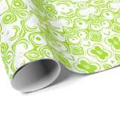 Chartreuse Groene Mandala Patroon Cadeaupapier (Rol Hoek)
