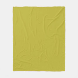 Chartreuse Kleur Geelachtig Groen Eenvoudig Minima Fleece Deken
