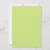 Chartreuse Kobalt Wijn Huwelijk Kaart (Achterkant)