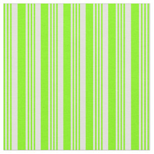 Chartreuse & Light Cyan Colour Stripes Stof