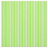 Chartreuse & Light Cyan Striped Patroon Stof (Swatch)