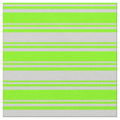 Chartreuse & Light Grey Pattern Stof (Close Up)