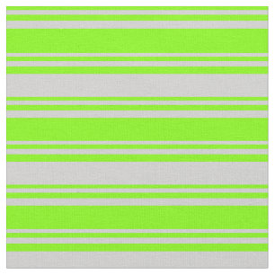 Chartreuse & Light Grey Pattern Stof