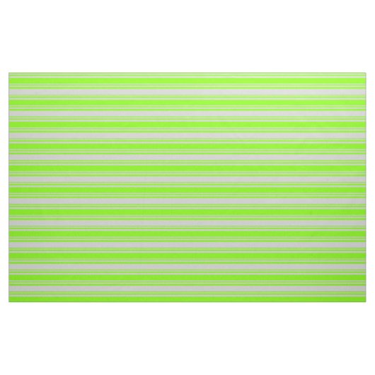 Chartreuse & Light Grey Pattern Stof (Fat Quarter)