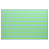 Chartreuse & Light Sky Blue Colour Lines Stof (Fat Quarter)