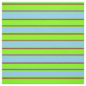 Chartreuse, Light Sky Blue en Dark Red Stof (Swatch)