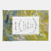 Chartreuse Marble Christelijk Hymn Kitchen Towel Theedoek (Horizontaal)