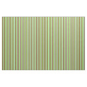 Chartreuse, maroon en Turquoise gekleurde strepen Stof (Yard (91,4 cm))