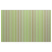 Chartreuse, maroon en Turquoise gekleurde strepen Stof (Fat Quarter)