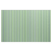 Chartreuse, Midnight Blue & Light Cyan Stripes Stof (Yard (91,4 cm))