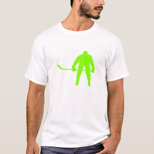 Chartreuse, Neon Green Hockey T-shirt (Voorkant)