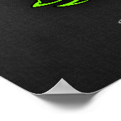 Chartreuse, Neon Green Libra Poster (Hoek)