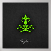 Chartreuse, Neon Green Libra Poster (Voorkant)