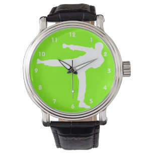 Chartreuse, Neon Green Martial Arts Horloge