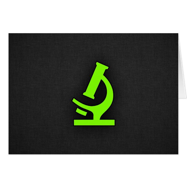 Chartreuse, Neon Green Microscope (Voorkant Horizontaal)