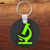 Chartreuse, Neon Green Microscope Sleutelhanger (Voorkant)