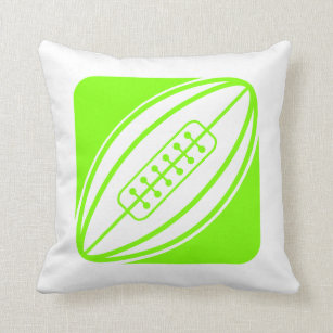 Chartreuse, Neon Green Rugby Kussen