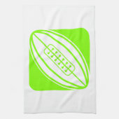 Chartreuse, Neon Green Rugby Theedoek (Verticaal)