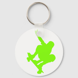 Chartreuse, Neon Green Skater Sleutelhanger