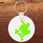 Chartreuse, Neon Green Skater Sleutelhanger (Voorkant)