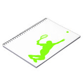 Chartreuse, Neon Green Tennis Notitieboek (Linkerzijde)