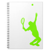 Chartreuse, Neon Green Tennis Notitieboek (Voorkant)