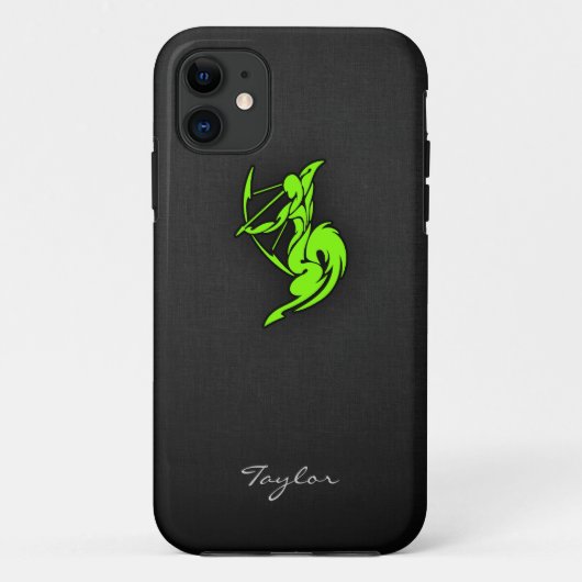 Chartreuse, Neon Groene Boogschutter Case-Mate iPhone Case (Achterkant)