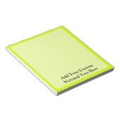 Chartreuse Notitieblok (Schuin)