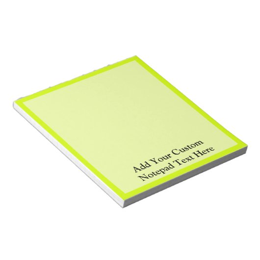 Chartreuse Notitieblok (Schuin)