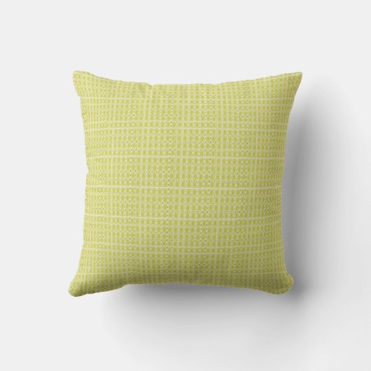 Chartreuse-Royalty-Plaid's-Traditional-Pillow-Set' Kussen (Achterkant)