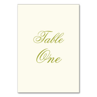 Chartreuse Schrift Kaart