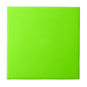 Chartreuse Solid Color | Klassiek | Elegant Tegeltje (Voorkant)