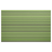 Chartreuse, Tan & Black Lines Stof (Fat Quarter)
