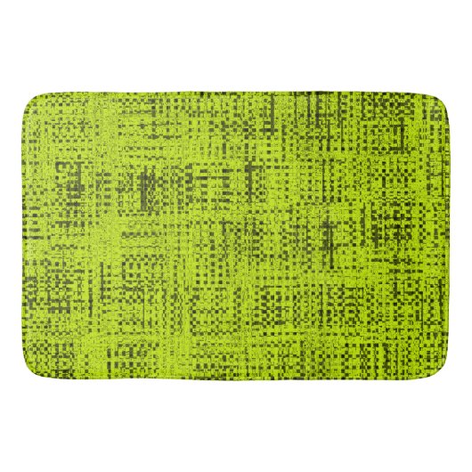 Chartreuse Tweed Badmat (Voorkant)