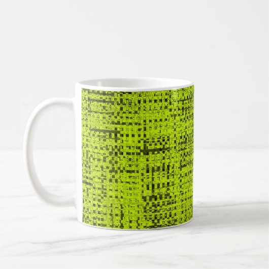 Chartreuse Tweed Koffiemok (Links)