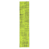 Chartreuse Tweed Korte Tafelloper (Voorkant)