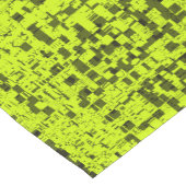 Chartreuse Tweed Korte Tafelloper (Hoek)