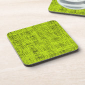 Chartreuse Tweed Onderzetter Set (Linkerzijde)