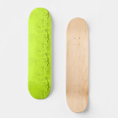 Chartreuse, uniek persoonlijk skateboard (Voorkant)