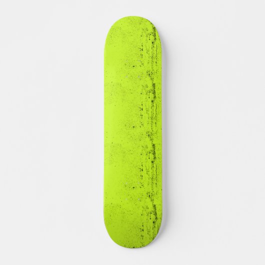 Chartreuse, uniek persoonlijk skateboard (Voorkant)