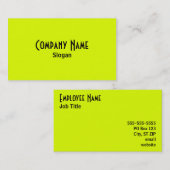 Chartreuse Visitekaartje (Voorkant / Achterkant)