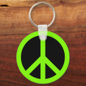 Chartreuse Vredessymbool Sleutelhanger (Voorkant)