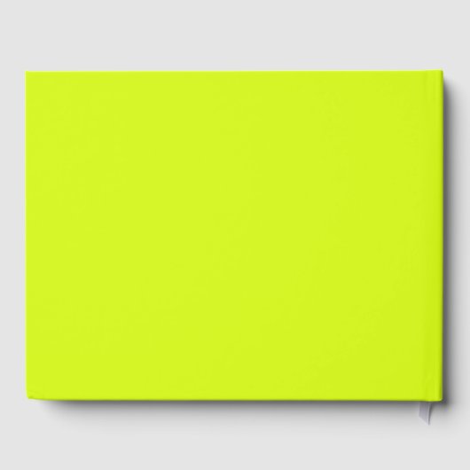 Chartreuse Yellow Gastenboek (Achterkant)