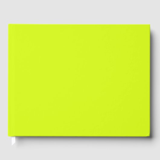 Chartreuse Yellow Gastenboek (Voorkant)